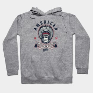 American Wild cool Design Hoodie